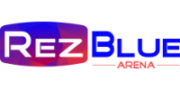 RezBlue VR Logo, VR Arcade Des Moines, Escape Room, Laser Tag, Birthday Party, and things to do in Des Moines, IA